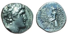 Ancient Coins - Syria, Seleukid Kings. Alexander I Balas. 150-145 BC. AR Drachm. aVF.