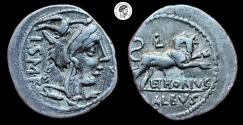 Ancient Coins - L. Thorius Balbus. 105 BC. AR Denarius. Very Fine & Toned.