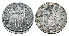 Ancient Coins - Empire of Trebizond, Manuel I Comnenus AR Asper. Circa AD 1238-1263.