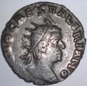 Ancient Coins - Valerian II AR Antoninianus 258 AD Consecration Issue