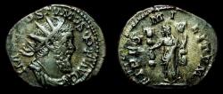 Ancient Coins - Postumus. Romano-Gallic Emperor, AD 260-269. AR Antoninianus. Treveri mint. VF.