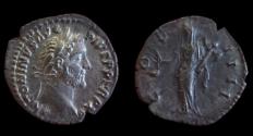 Ancient Coins - Antoninus Pius. AR Denarius. AD 138-161. Rome mint. Very Fine.