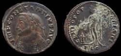 Ancient Coins - Constantius I AE follis, Lyons mint. AD 305-306. aEF.