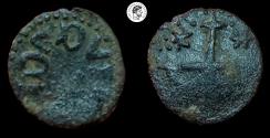 Ancient Coins - Wallachia, Radu I AE Ban. 1377-1383. aVF. Rare! Great-grandfather of Vlad III The Impaler (Dracula).