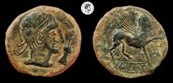 Ancient Coins - Kastilo-Castulo. Unit. 180 BC. Cazlona (Jaén). VF.