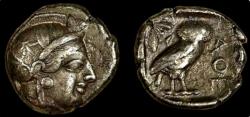 Ancient Coins - Attica, Athens AR Tetradrachm. Circa 454-404 BC. Very Fine.
