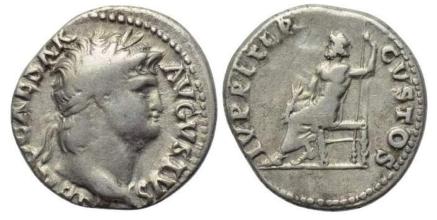 Ancient Coins - NERO (54-68 AD). AR Denarius. Rome mint.