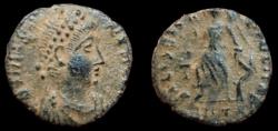 Ancient Coins - Theodosius I. AE4 383-392 AD. Antioch mint. Very Fine.