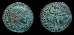Ancient Coins - Constantine I Æ Follis. Rome, AD 317-318. Very Fine.