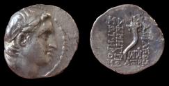 Ancient Coins - SELEUKID EMPIRE. Demetrios I Soter. 162-150 BC. AR Drachm.