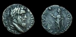 Ancient Coins - Rare Pertinax, AR Denarius 193 AD. 17.76mm, 2.31g. Rome mint. Comes with a certificate of authenticity from David R Sear.