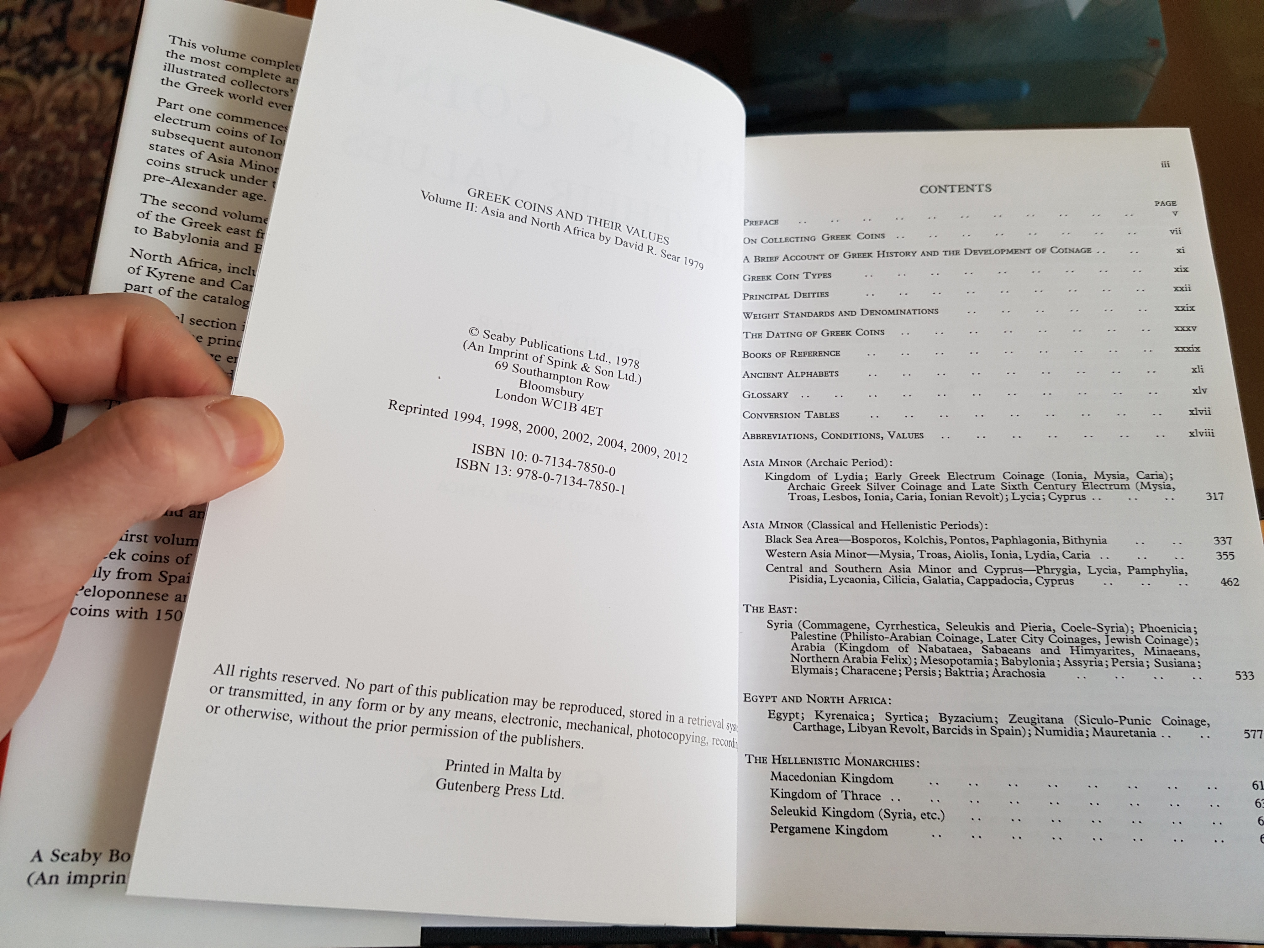 Sear: Greek Coins and Their Values Vol. 1-2. | Ancient Coin Books