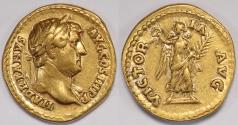 Ancient Coins - Roman Empire Hadrian AV Aureus (Rome, AD 134-138)
