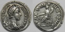 Ancient Coins - Roman Empire Commodus AR Denarius (Rome, AD 180)