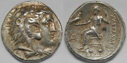 Ancient Coins - Ptolemaic Kingdom Ptolemy I Soter as satrap AR Tetradrachm 323-305/4 BC