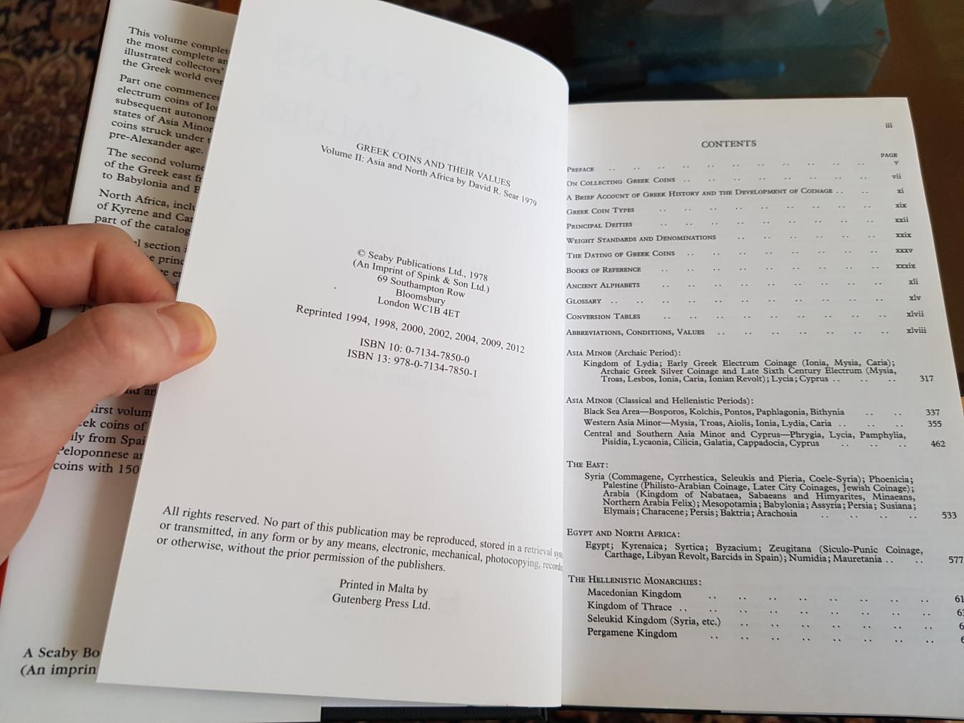 Sear: Greek Coins and Their Values Vol. 1-2. | Ancient Coin Books