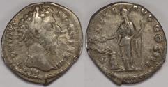 Ancient Coins - Roman Empire Marcus Aurelius AR Denarius (Rome, AD 170)