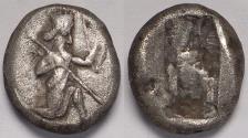 Ancient Coins - Persia Achaemenid Empire time of Darios I to Xerxes II AR Siglos circa 485-420 BC