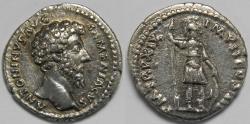 Ancient Coins - Roman Empire Marcus Aurelius AR Denarius (Rome, AD 164-165)