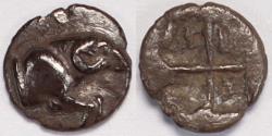 Ancient Coins - Troas Kebren AR Hemiobol 5th century BC