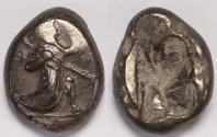 Ancient Coins - Persia Achaemenid Empire time of Xerxes II to Artaxerxes II AR Siglos circa 420-375 BC