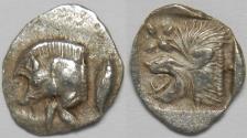 Ancient Coins - Mysia Kyzikos AR Hemiobol circa 450-400 BC