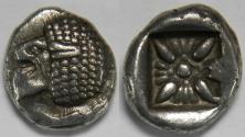 Ancient Coins - Ionia Miletos AR Diobol late sixth-early fifth centuries BC