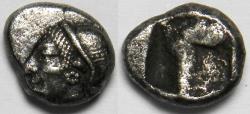 Ancient Coins - Ionia Phokaia AR Diobol circa 521-478 BC