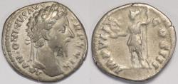 Ancient Coins - Roman Empire Marcus Aurelius AR Denarius (Rome, AD 174-175)