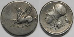 Ancient Coins - Corinthia Corinth AR Stater circa 375-300 BC