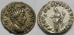 Ancient Coins - Roman Empire Marcus Aurelius AR Denarius (Rome, AD 161-162)