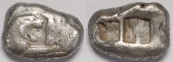 Ancient Coins - Kings of Lydia Kroisos AR Stater or Double Siglos circa 564-539 BC
