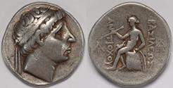 Ancient Coins - Seleukid Empire Antiochos I Soter AR Tetradrachm 281-261 BC