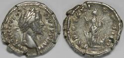 Ancient Coins - Roman Empire Antoninus Pius AR Denarius (Rome, AD 157-158)