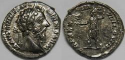 Ancient Coins - Roman Empire Marcus Aurelius AR Denarius (Rome, AD 176)