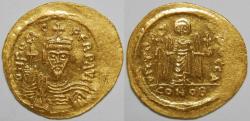 Ancient Coins - Byzantine Empire Phocas AV Solidus (Constantinople, 603-607)