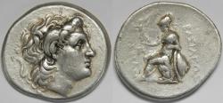 Ancient Coins - Kingdom of Thrace Lysimachos AR Tetradrachm 306-281 BC