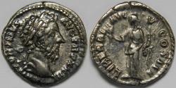 Ancient Coins - Roman Empire Marcus Aurelius AR Denarius (Rome, AD 169)