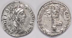 Ancient Coins - Roman Empire Marcus Aurelius AR Denarius (Rome, AD 180)