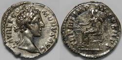 Ancient Coins - Roman Empire Commodus AR Denarius (Rome, AD 179)