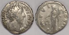 Ancient Coins - Roman Empire Marcus Aurelius AR Denarius (Rome, AD 172-173)