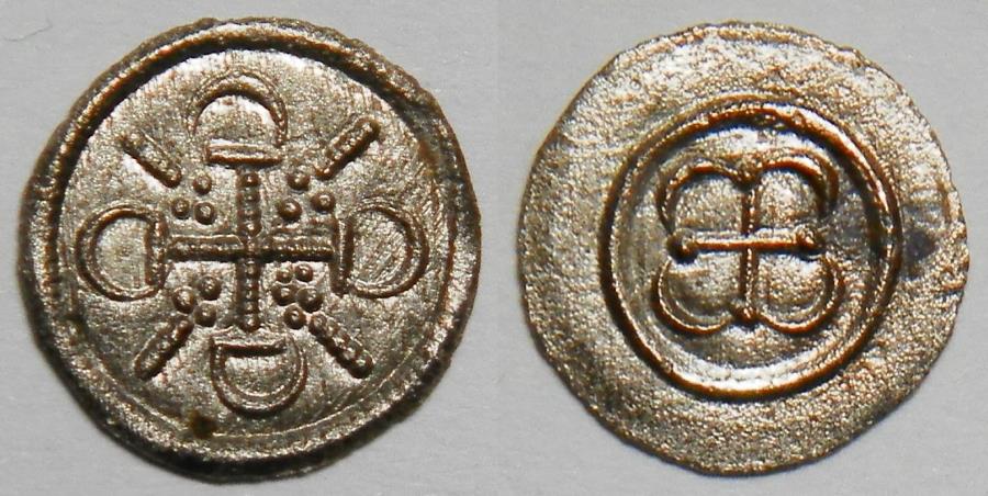 Hungary Géza II AR Dénár ÉH61, H189, EK12/4 UNC [0.24 grams]