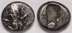 Ancient Coins - Persia Achaemenid Empire time of Artaxerxes II to Artaxerxes III AR Quarter Siglos circa 375-340 BC