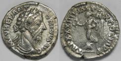 Ancient Coins - Roman Empire Marcus Aurelius AR Denarius (Rome, AD 180)