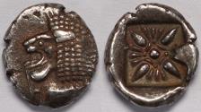 Ancient Coins - Ionia Miletos AR Diobol late sixth-early fifth centuries BC