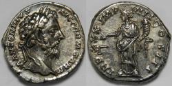 Ancient Coins - Roman Empire Marcus Aurelius AR Denarius (Rome, AD 175-176)