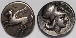 Ancient Coins - Sicily Syracuse AR Stater circa 344-338 BC