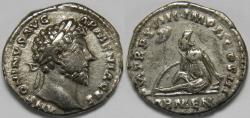Ancient Coins - Roman Empire Marcus Aurelius AR Denarius (Rome, AD 164)