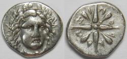 Ancient Coins - Satraps of Caria Pixodaros AR Trihemiobol circa 341-335 BC