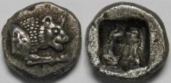 Ancient Coins - Caria Mylasa AR Sixth Stater or Hekte circa 520-500 BC